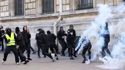 Tear Gas At France Protests: Police clash with crowds over rising costs; authorities fear unrest