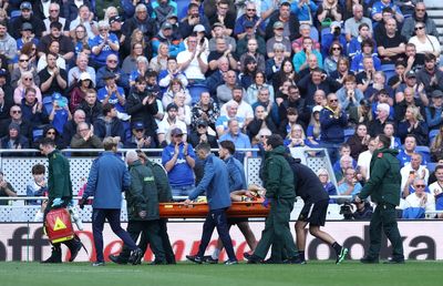 Emi Martinez: Chelsea goalkeeper rushed to hospital after horror collision in Everton clash