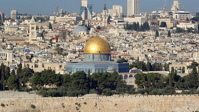 Archaeologists Unearth 20FT Marble Monument Beneath Jerusalem Church at Centre of Jesus Tomb Mystery