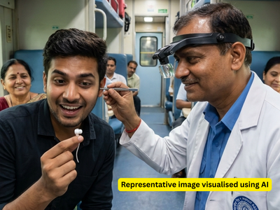 Passenger's earbud tip gets stuck inside ear on moving train; what Indian Railways did next left him pleasantly surprised