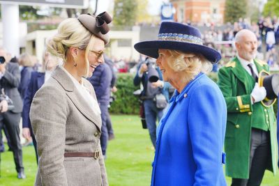 Queen Camilla joins Zara Tindall for race day at Ascot
