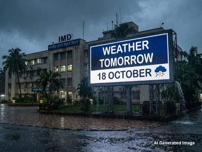 Weather today October 18: IMD forecasts heavy rain, thunderstorms across southern states; check latest state-wise updates