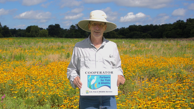 Oklahoma landowner turns family cattle farm into 130-acre pollinator haven