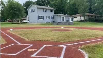 5-year-old asks for a baseball field, Ohio dad spends $30,000 building one in backyard