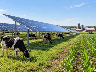 In 2024, a New York dairy farmer wanted solar income without losing his fields; the 6.5-megawatt project was designed around crops and cows