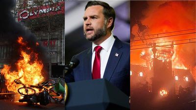 'Stop this madness': Vance blames immigration for France unrest as fire guts 143-year-old Limoges town hall
