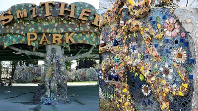 Houston’s vacant lot becomes a colourful park built from discarded art