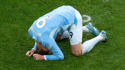 Erling Haaland’s One-Word Update After Huge Man City Injury Scare