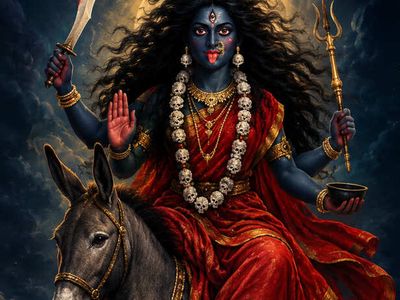 Why Does Maa Kalaratri Ride a Donkey? The Hidden Meaning Revealed