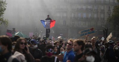 Protests spread to Lisbon and Milan while 1800 arrested in France