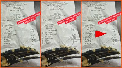 Maryland woman returns to Chick-fil-A for a free mac and cheese, then sees a note on her receipt: ‘Apparently I’m a red flag’