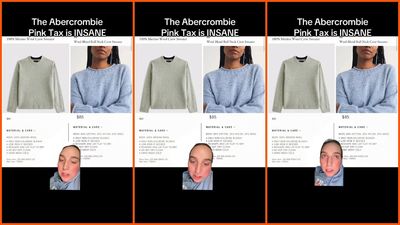 Woman compares an $85 men’s sweater at Abercrombie to a women’s version. Then she reveals the fabric difference: ‘This is blasphemy’