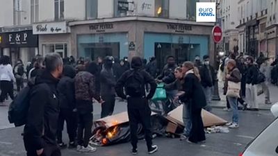 Tensions remain high in Paris after violent protests across France