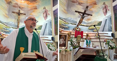 Priest Loses His Life After Massive Crucifix Falls On Him During Livestreamed Mass
