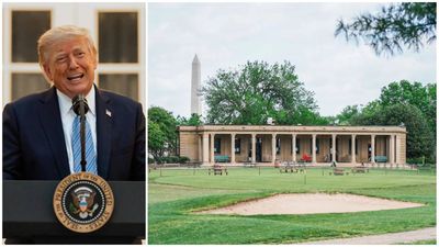 Trump plans 15-month closure of historic Washington golf course despite court order on tree removal
