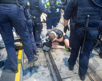 ‘Limited evidence’ of protester violence at Sydney rally against Herzog visit, police watchdog hears