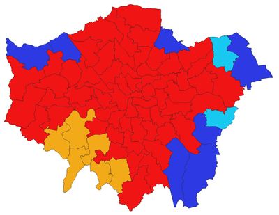 Labour to win record number of MPs as Tories and Greens get zero in 90% of London - shock poll