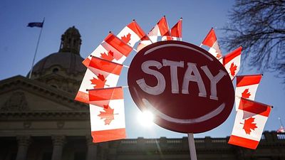 Albertans vote on path to independence as Carney fights to keep Canada united