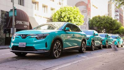 Los Angeles Gets 500 VinFast EVs As New Ride-Hailing Service Takes On Uber And Lyft
