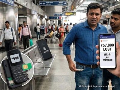 Phone stolen in metro crowd, Rs 57,000 lost within an hour; SIM card used to take money from bank accounts without unlocking the device