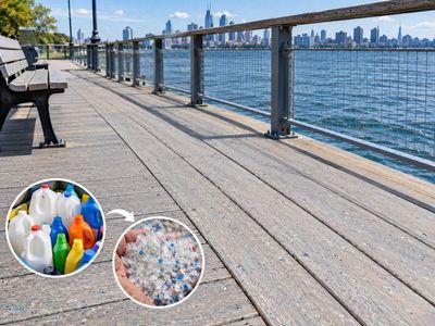 In 1995, New York turned discarded milk jugs and detergent bottles into a pier deck; 2 years later, the recycled plastic had held its key engineering properties