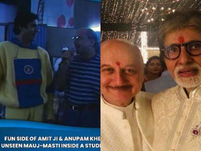 'Hindi cinema felt like a family': Anupam Kher shares old video with Amitabh Bachchan, recalls Bollywood's ‘golden period'
