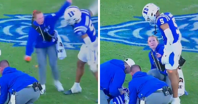 Woman ID’d After Star Football Player’s Treatment Of Her On Video Had Fans Calling For His Suspension