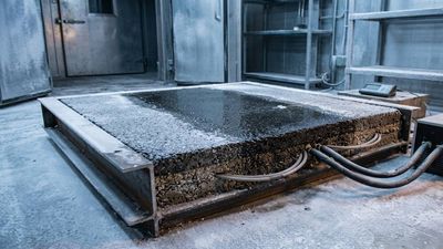 Buried Warm-Fluid Pavement Test: New loops keep asphalt ice-free; full-scale trials still needed