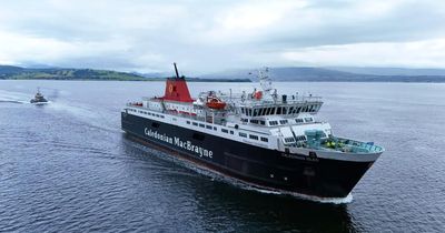 Search stood down after man falls overboard from CalMac ferry