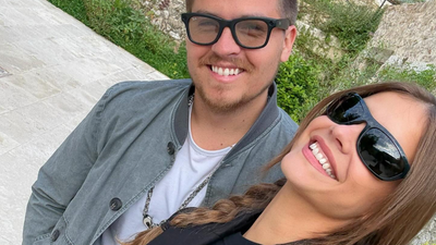 Dylan Sprouse Is the 'Ultimate Postpartum Husband' as Wife Barbara Palvin Walks Victoria's Secret Fashion Show