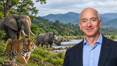 Jeff Bezos' Earth Fund joins eight groups in $500 million wildlife pledge