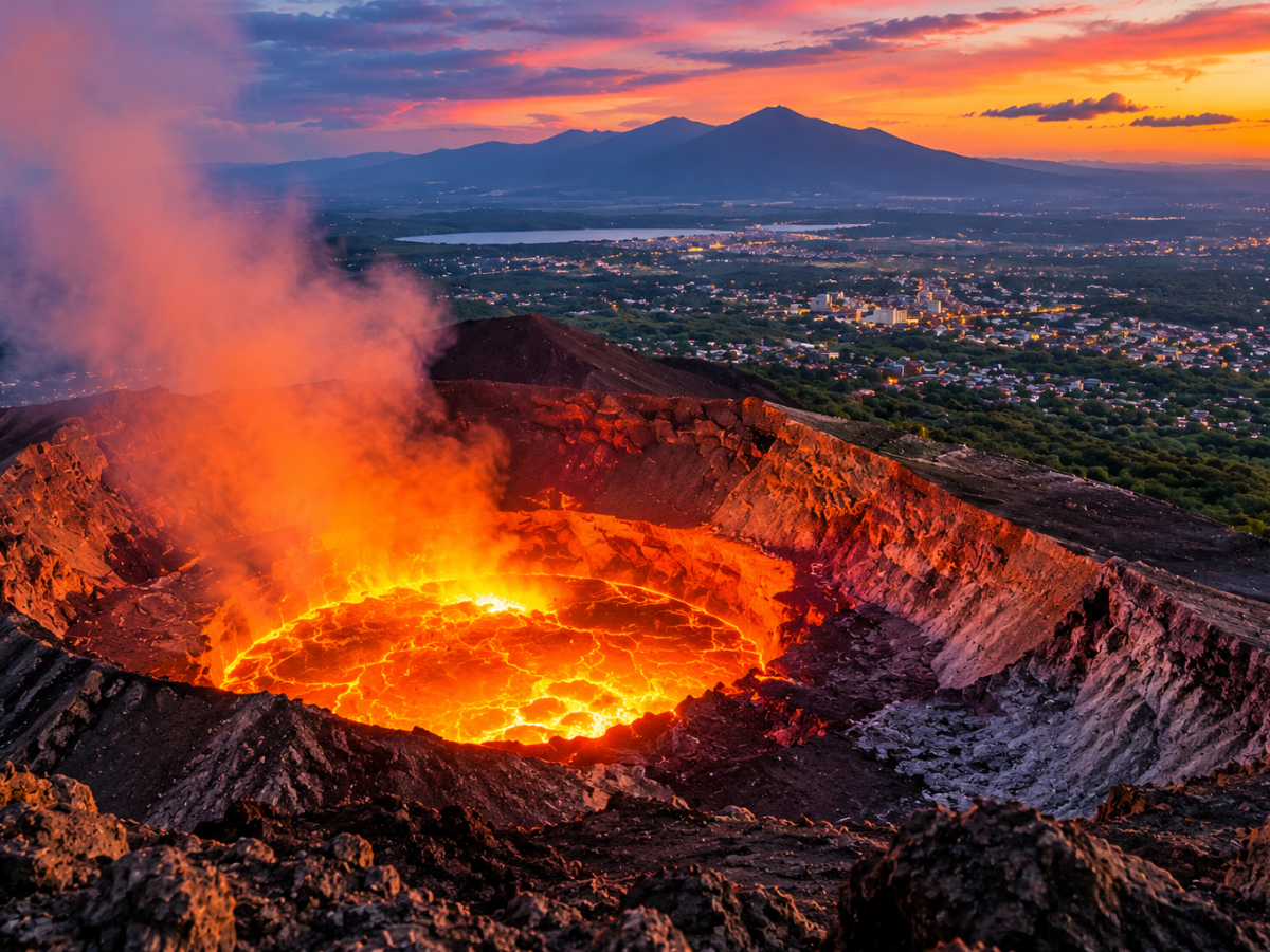 Underground Volcano Volcano near which 2 million people live tracked by…