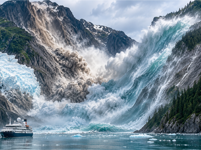 In 2025, Alaska was hit by the second-highest tsunami in history. Its vibrations travelled around the world for 36 hours