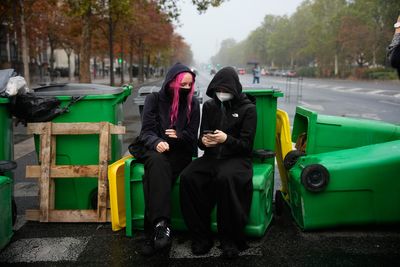 Photos of youth around the world protesting for education, housing and political change