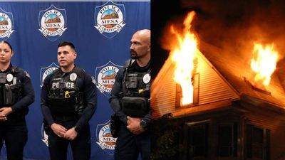Four Virginia officers rescue man from burning home, earn bravery awards