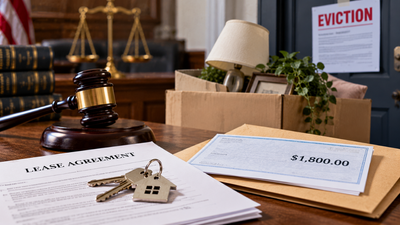 Woman wins $1,800 wrongful eviction award despite not being named on lease