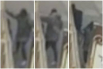 Moment man viciously attacks Jewish woman pushing pram in London's Stamford Hill