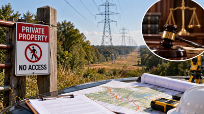 Maryland court allows power line surveys before state approval