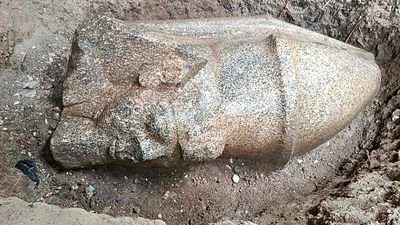 Egyptian cucumber farmer helps archaeologists find giant Ramses II statue fragments