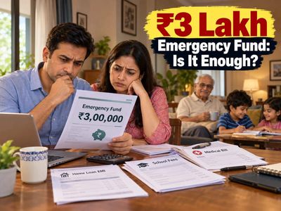 Is ₹3 lakh enough for your emergency fund if you have a home loan, children and ageing parents?