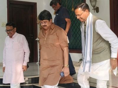 BJP UP chief Pankaj Chaudhary meets Raja Bhaiya in outreach exercise ahead of 2027 polls