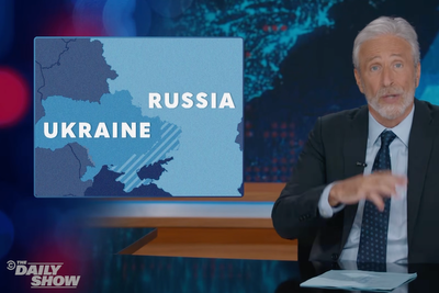 Jon Stewart tears into Trump’s Russian diesel deal as Ukraine crisis deepens