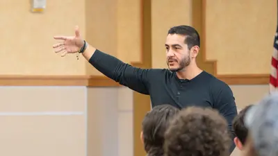Man who heckled El-Sayed about his alleged Muslim Brotherhood ties is identified as former aide to Senator Josh Hawley and son of GOP strategist