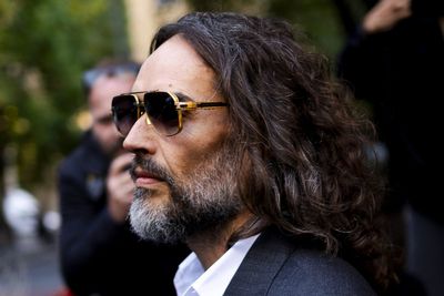 Russell Brand jury shown photos of comedian’s home where woman claims he raped her