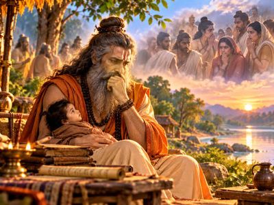 Why Did Ved Vyasa Fear What Society Would Say About His Son?
