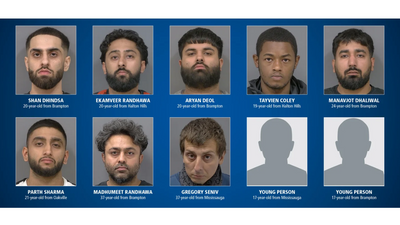 5 Indian-origin suspects among 10 arrested in Canada carjacking, luxury car theft probe; $1.4M in vehicles seized