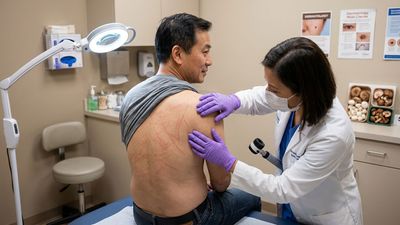 Whip-Like Streaks Sent a Man to the ER, but the Culprit Was a Shiitake Meal Eaten Four Days Earlier