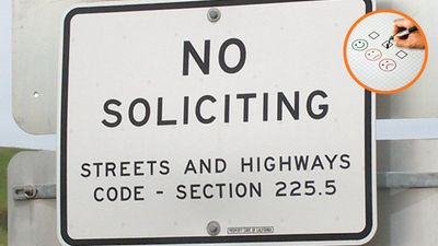 Homeowner says salespeople kept cutting across their lawn past a ‘No Soliciting’ sign, so they started leaving one-star Yelp reviews