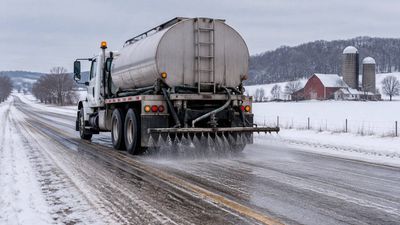 Cheese Brine Cuts Road Salt: Polk County trial saves up to 40%; helps slow lake salinization