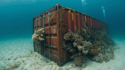 Charleston Deep Reef Project: South Carolina sinks old bridges and barges; site becomes underwater memorial